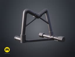 Arcane – Jinx Fishbones rocket launcher 3d model