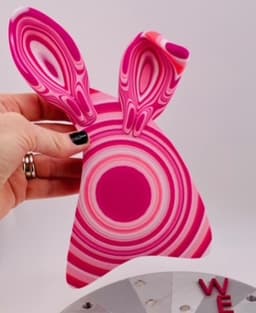 Magnetic Bunny Hat for Gnome Modular Sign 3d model