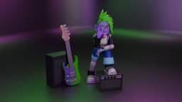 Cyberpunk Rocker 3d model