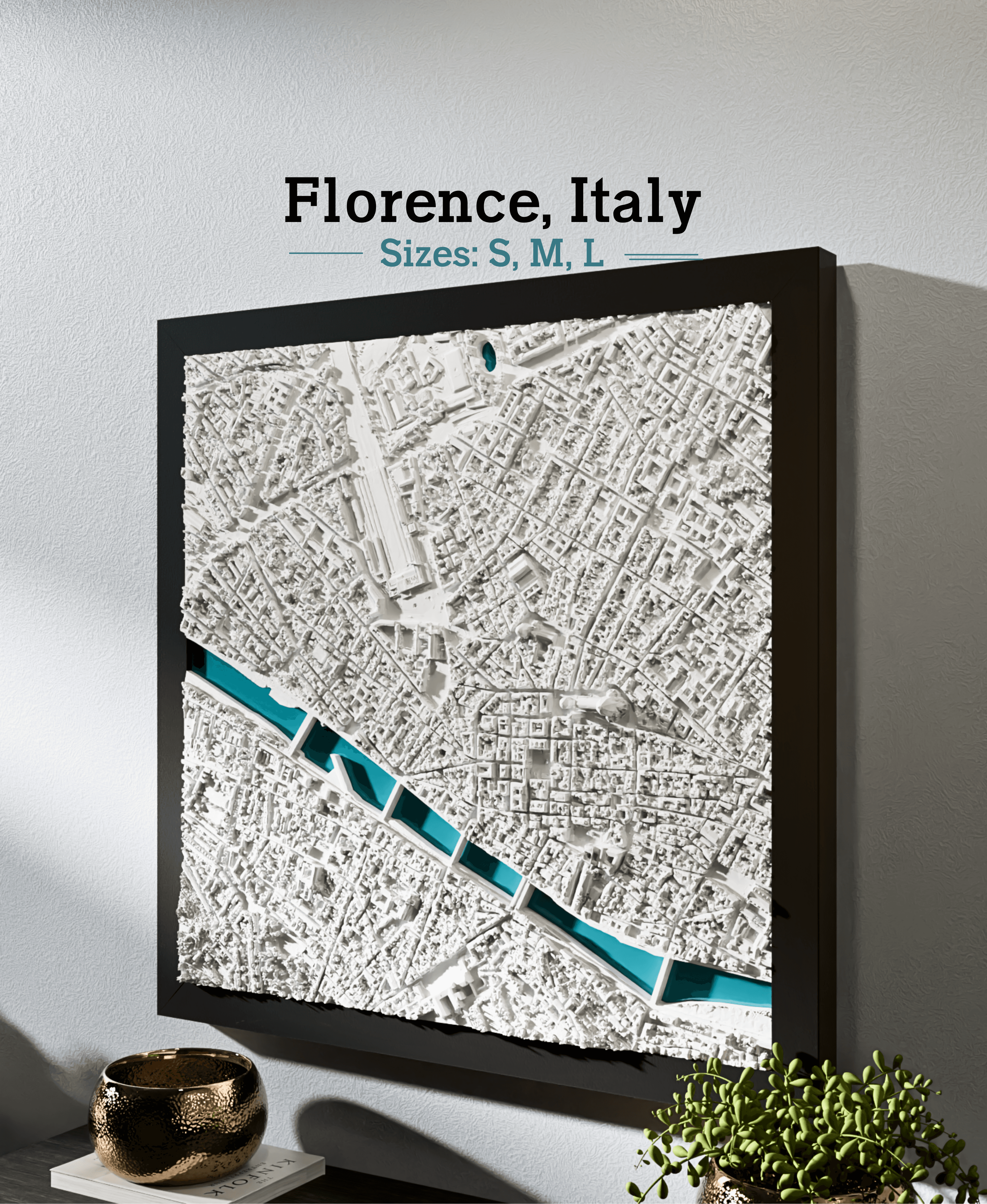 Florence, Italy - S, M, L, & XL 3d model