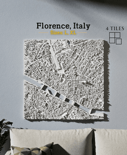 Florence, Italy - S, M, L, & XL 3d model