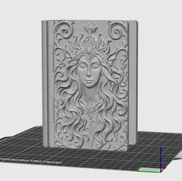 Mystic Goddess - Book Box 3d model