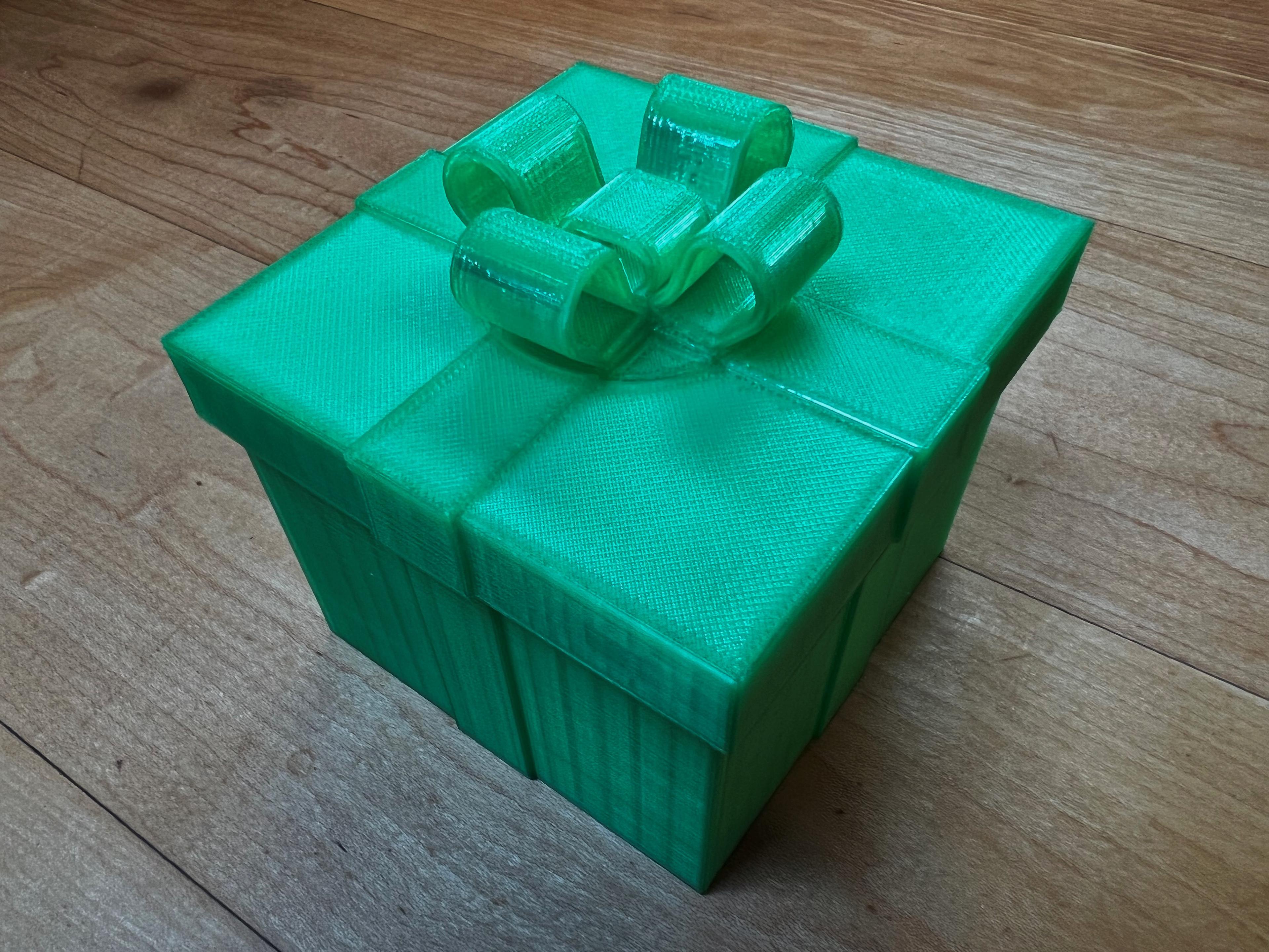 Gift Box #1  Print-In-Place  3d model