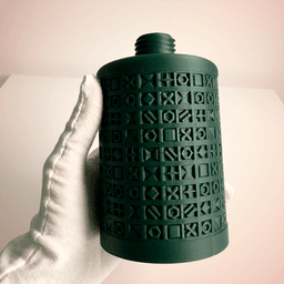 Soap/Liquid Dispenser Ornamental Grid 3d model