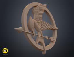 Mockingjay Pin – Hunger Games 3d model