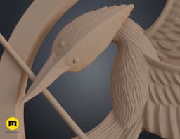 Mockingjay Pin – Hunger Games 3d model