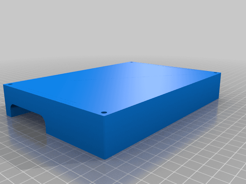Raspberry Pi Display Monitor 7" Screen Box RPi Enclosure Case 3d model