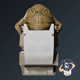 Rotta the Hutt with Backpack 3d model