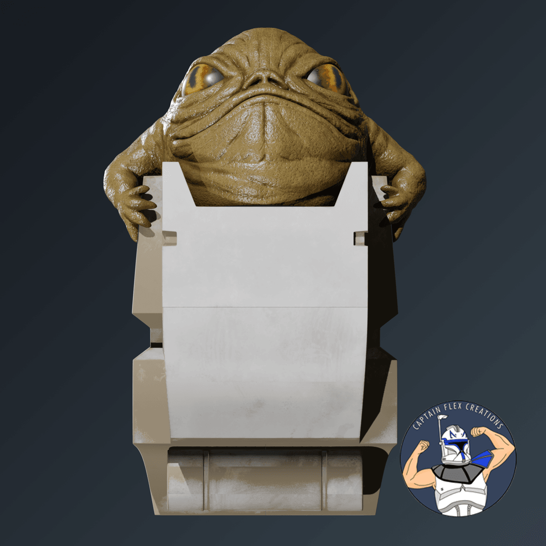 Rotta the Hutt with Backpack 3d model