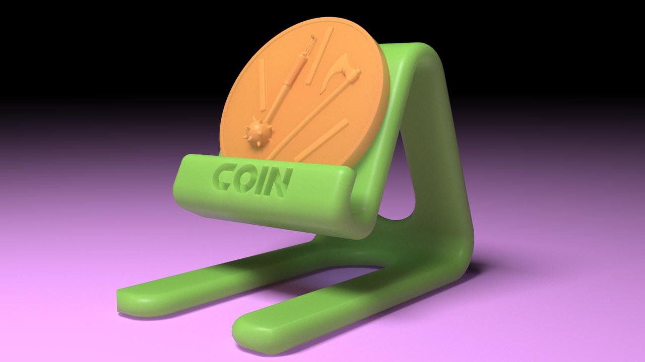 coin support.stl 3d model