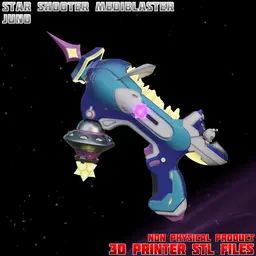 Star Shooter Juno MediBlaster Pistol Overwatch 3d model