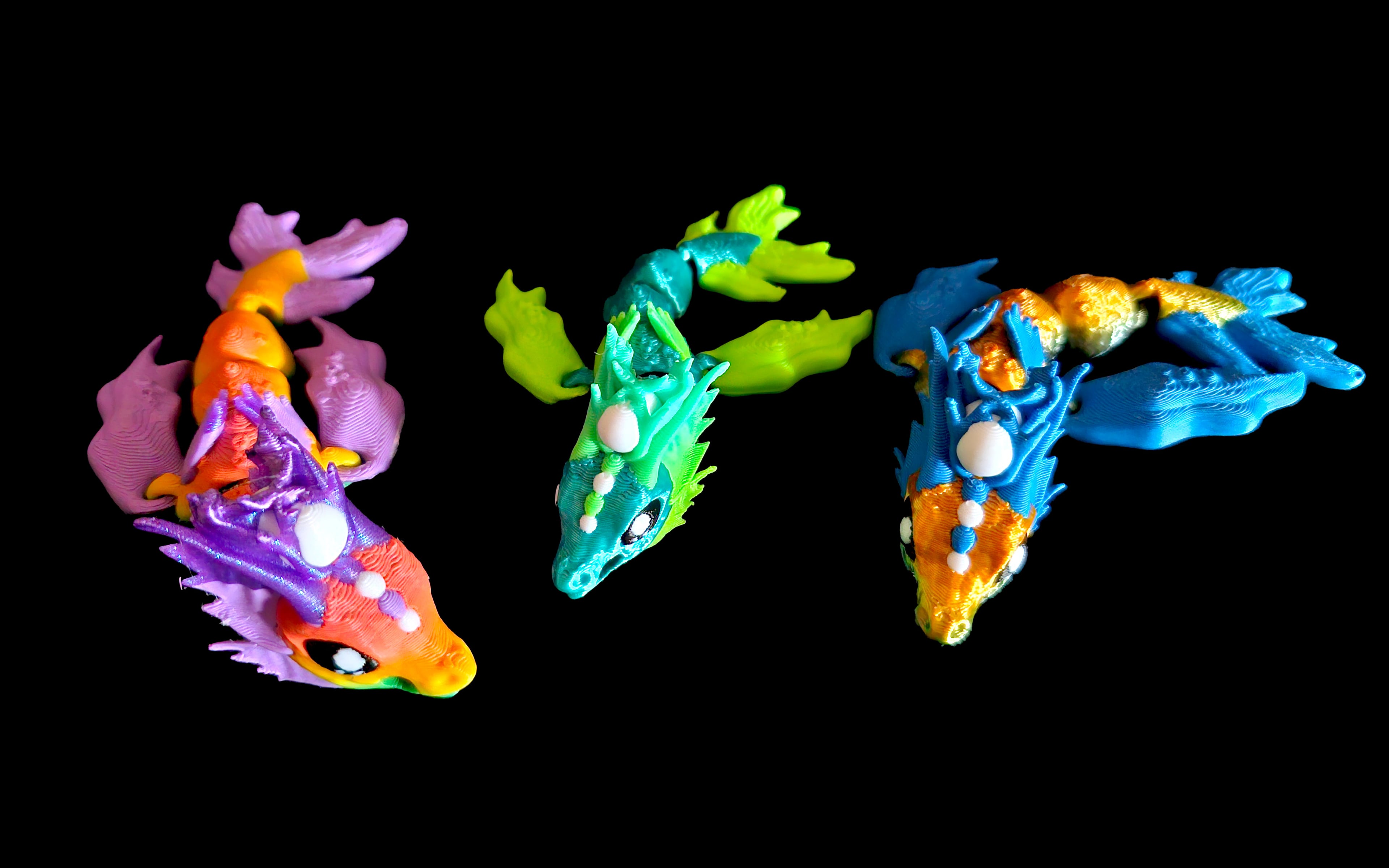Baby Pearlwisp Dragon *Commercial Version* 3d model