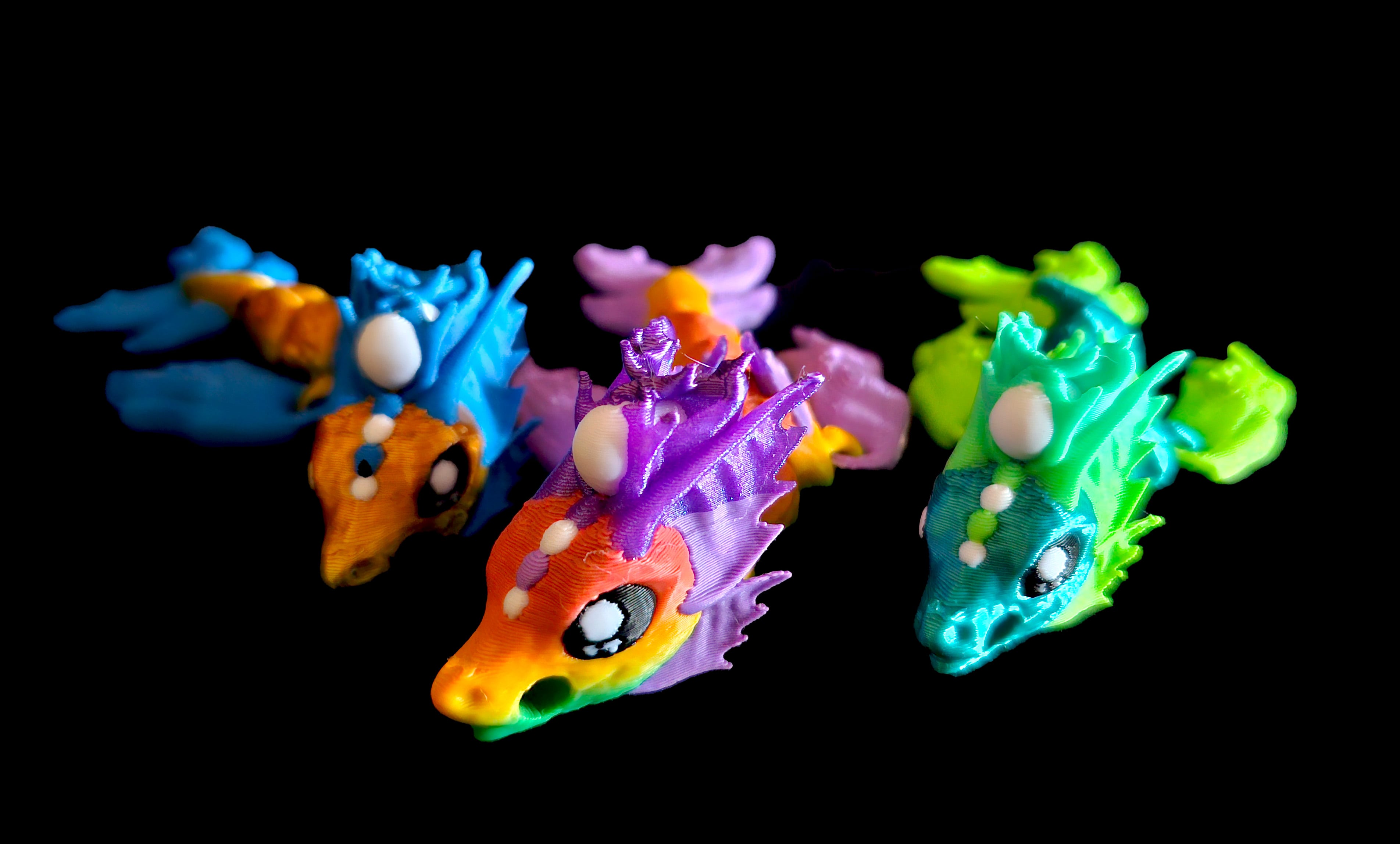 Baby Pearlwisp Dragon *Commercial Version* 3d model