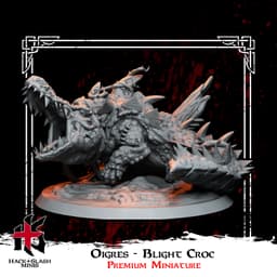 Oigres-Blight_Dire_Croc 3d model