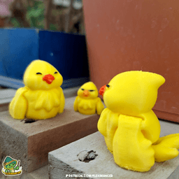 Chicken | Flexi print-in-place + Keychain | Multicolor 3d model