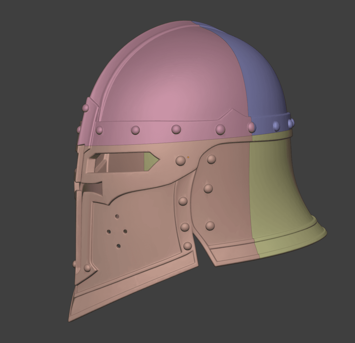 Templar Light Helmet 3d model