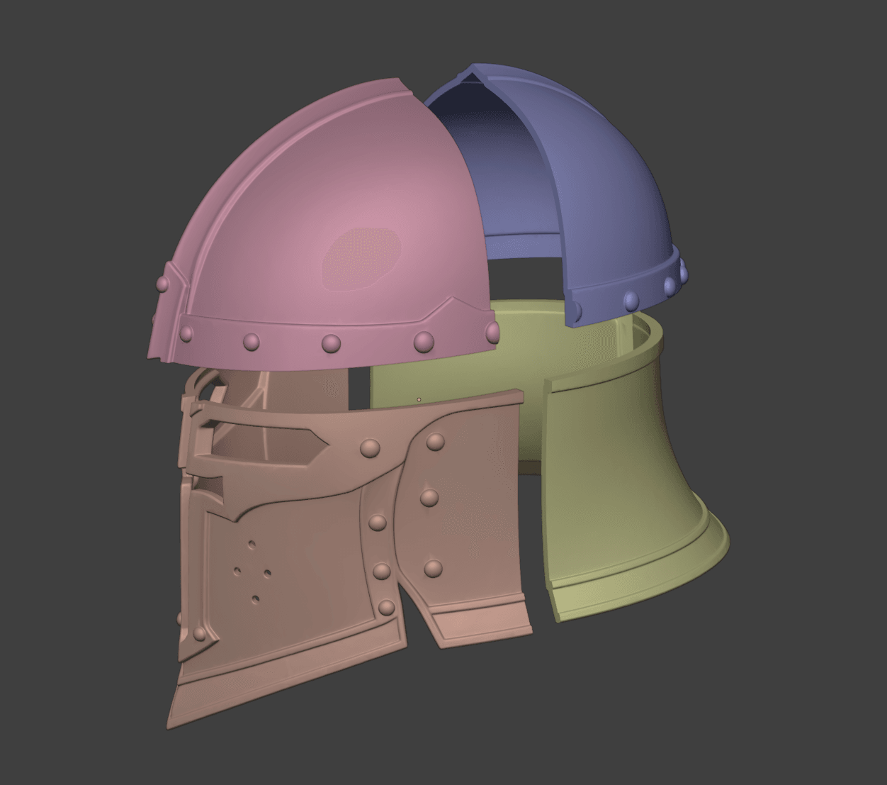Templar Light Helmet 3d model