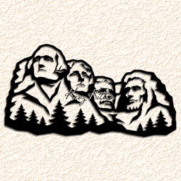 MT-RUSHOMORE wALL aRT hOME dECOR 3d model