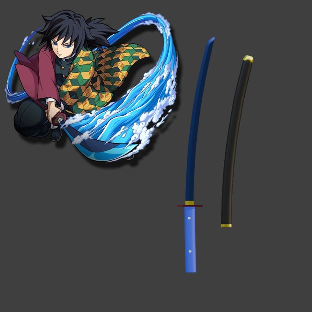 Giyu's Sword Demon Slayer 3d model