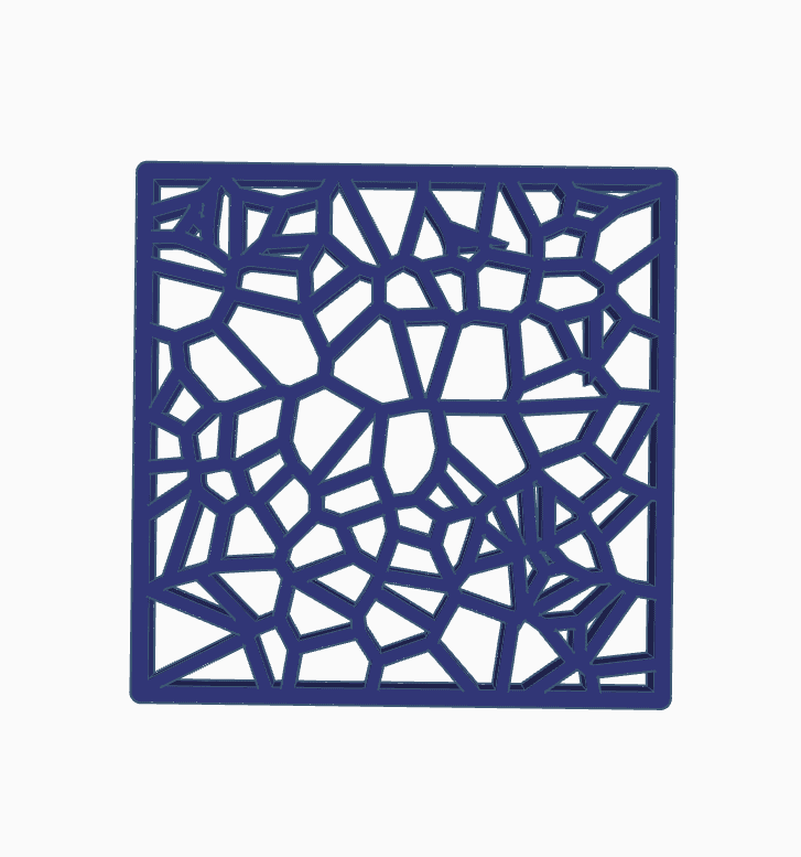 voronoi table decor 13.stl 3d model