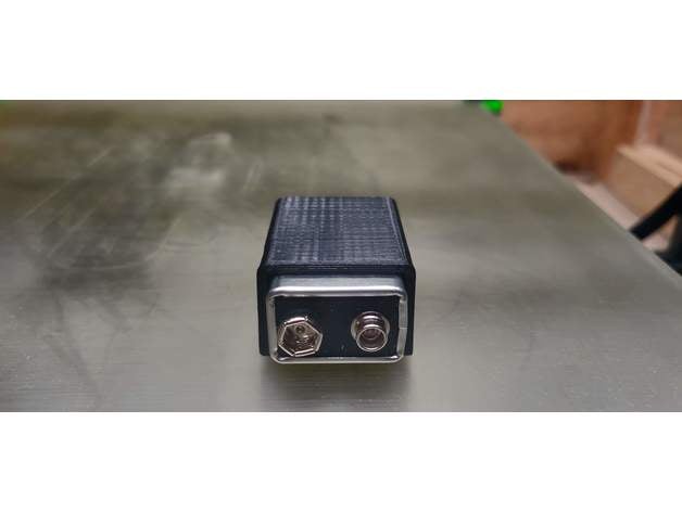 9v Battery Holder Sleeve 3d model