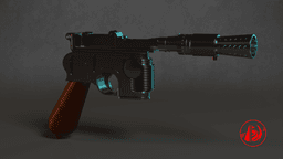DL-44 Blaster - Jedi:Survivor 3d model