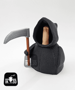 Mr Nice Guy Knitted Grim Reaper / No Supports 3d model