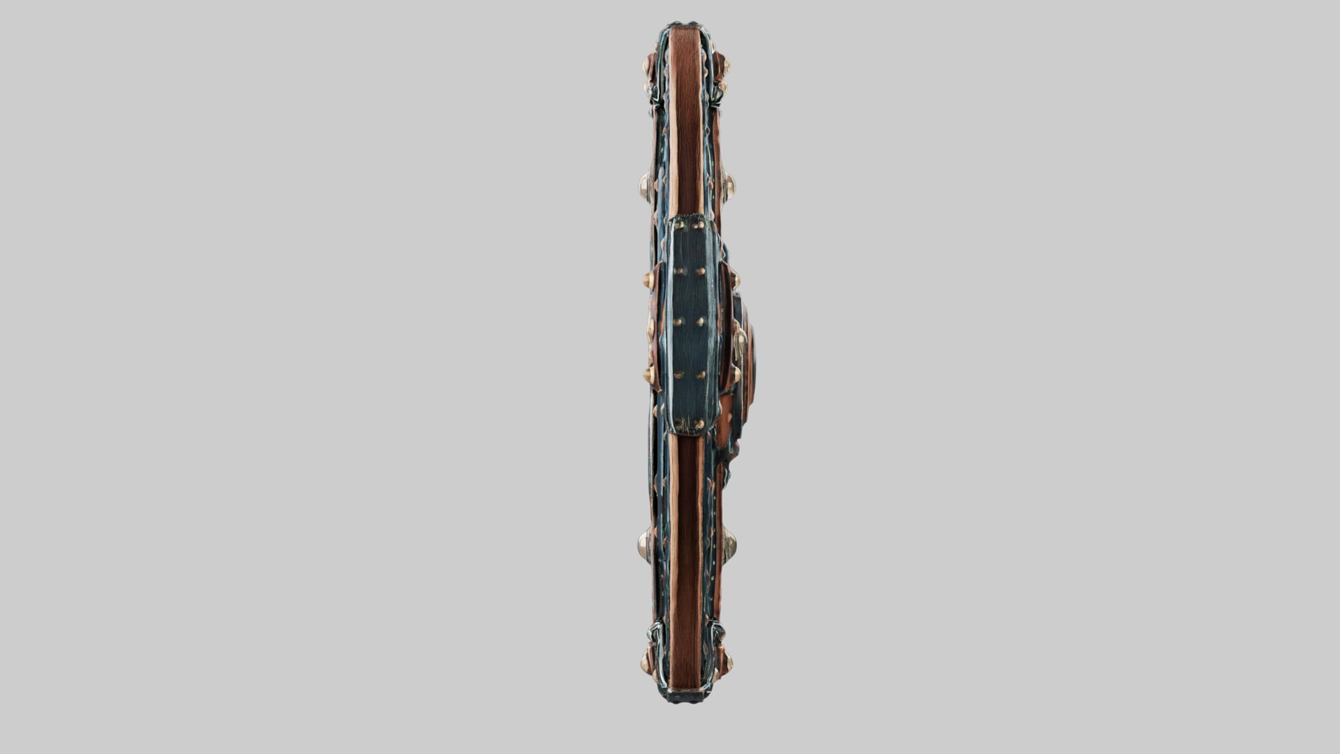 Ironbound Round Shield 3d model