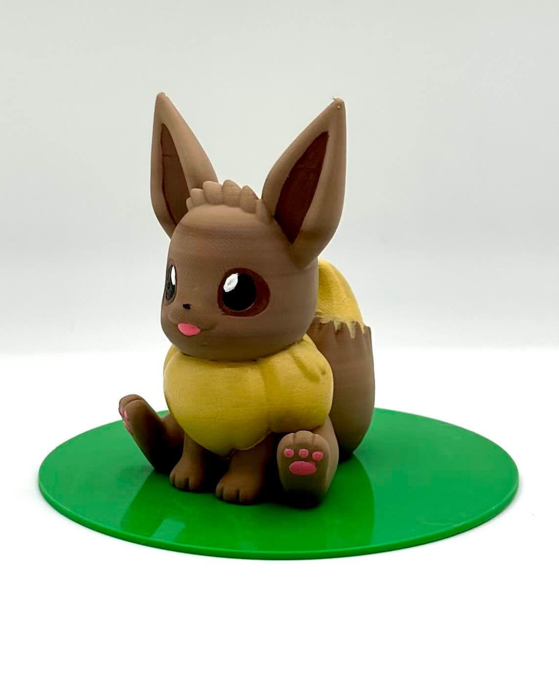 Printed using Inland Wood Rainbow PLA and hand painted