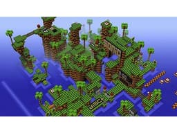 Minecraft Sonic 3d model