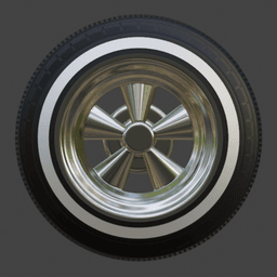1/64 lowrider wheels Cragar SS 3d model