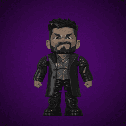 BILLY BUTCHER THE BOYS FLEXI TOY FAN ART 3d model