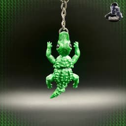 Crocodile Keychain 3d model