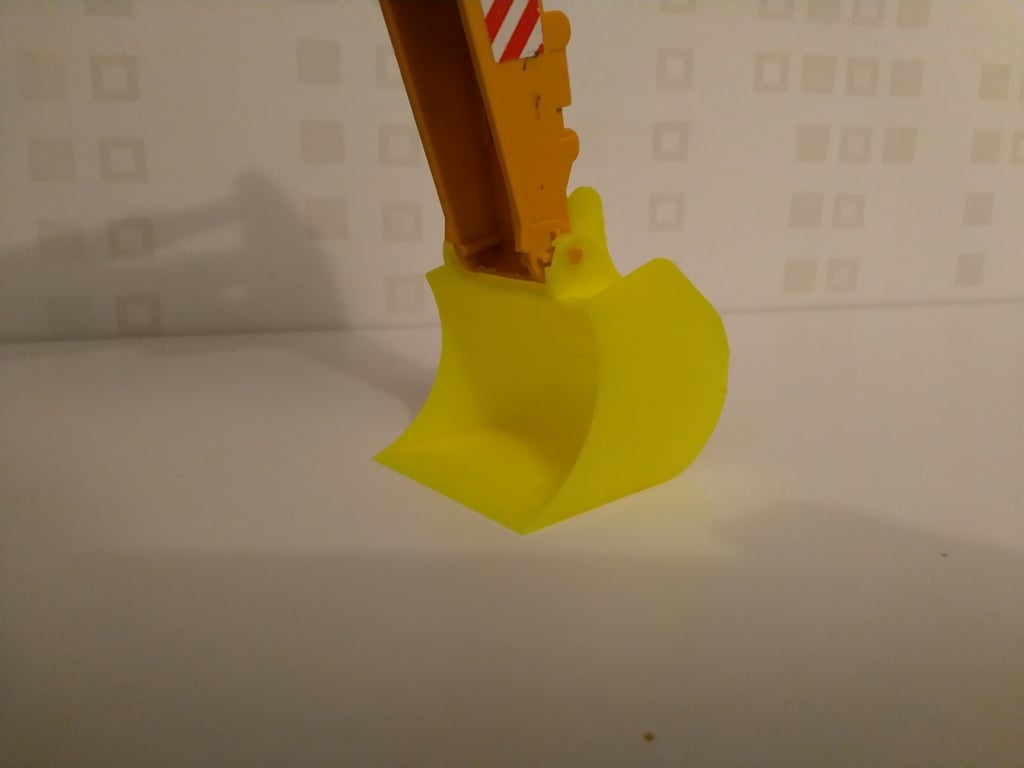 Bruder excavator bucket 3d model