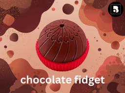 Mini Twisty Chocolate Fidget 3d model
