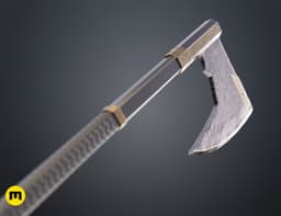 Gimli Bearded Axe - Lord of the Rings 3d model