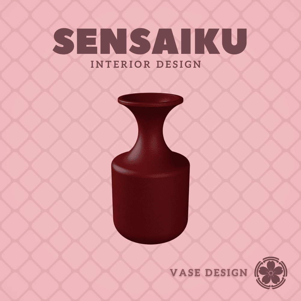 291. Cylinder 291 - Tumbler Bottle Vase Custom Vase Design - Ikebana Home Decoration 3d model