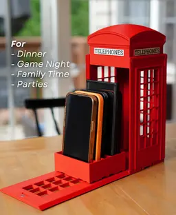 Telephones Booth 3d model