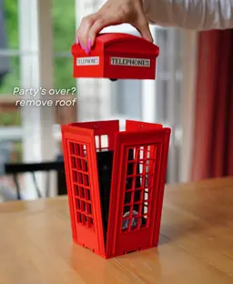 Telephones Booth 3d model