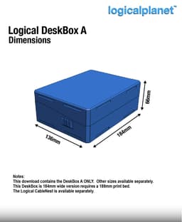 Logical DeskBox A 3d model