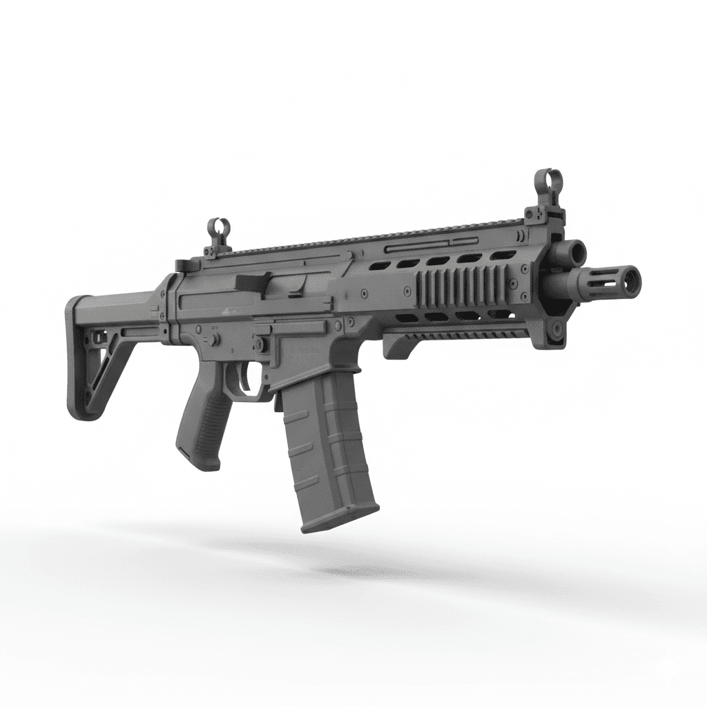 Gun B&T APC9 Tactical Defense Weapon 3d model