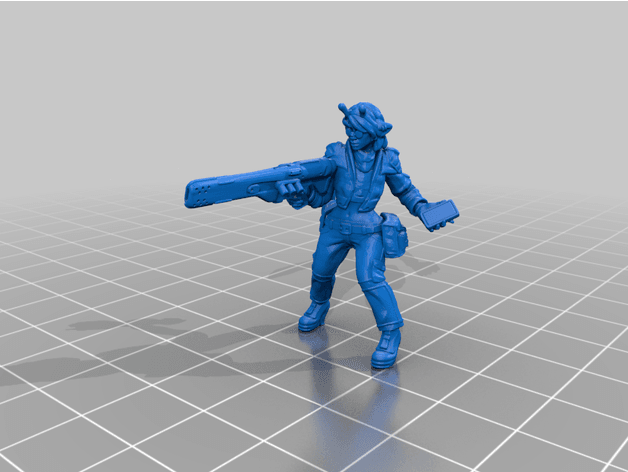 Alien Girl 3d model