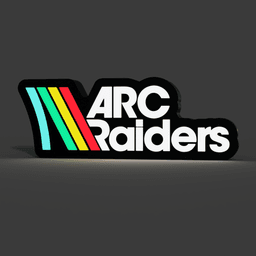 ARC Raiders Lightbox LED Lamp 3d model