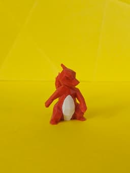 Charmeleon Low Poly Pokemon 3d model