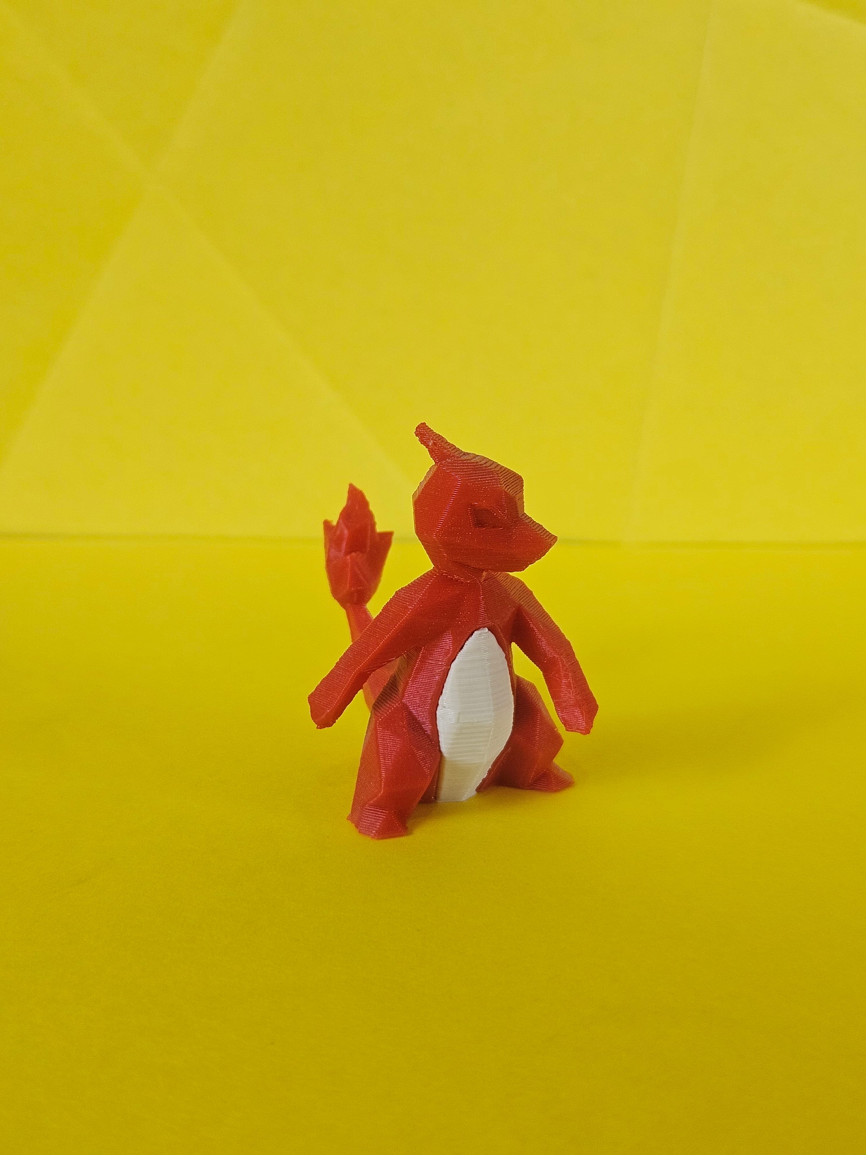 Charmeleon Low Poly Pokemon 3d model
