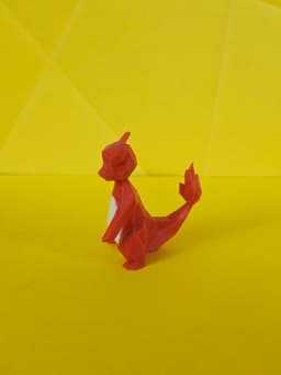 Charmeleon Low Poly Pokemon 3d model