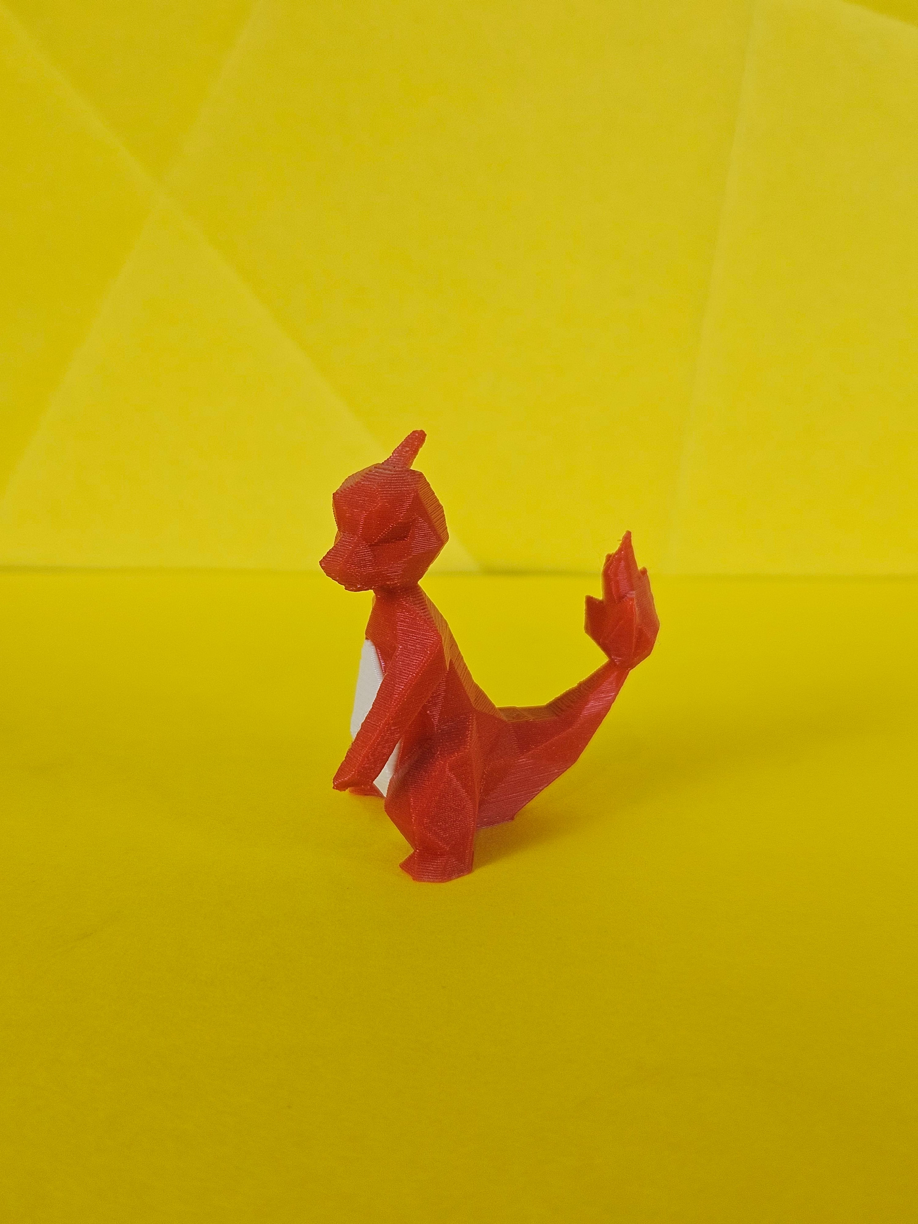 Charmeleon Low Poly Pokemon 3d model