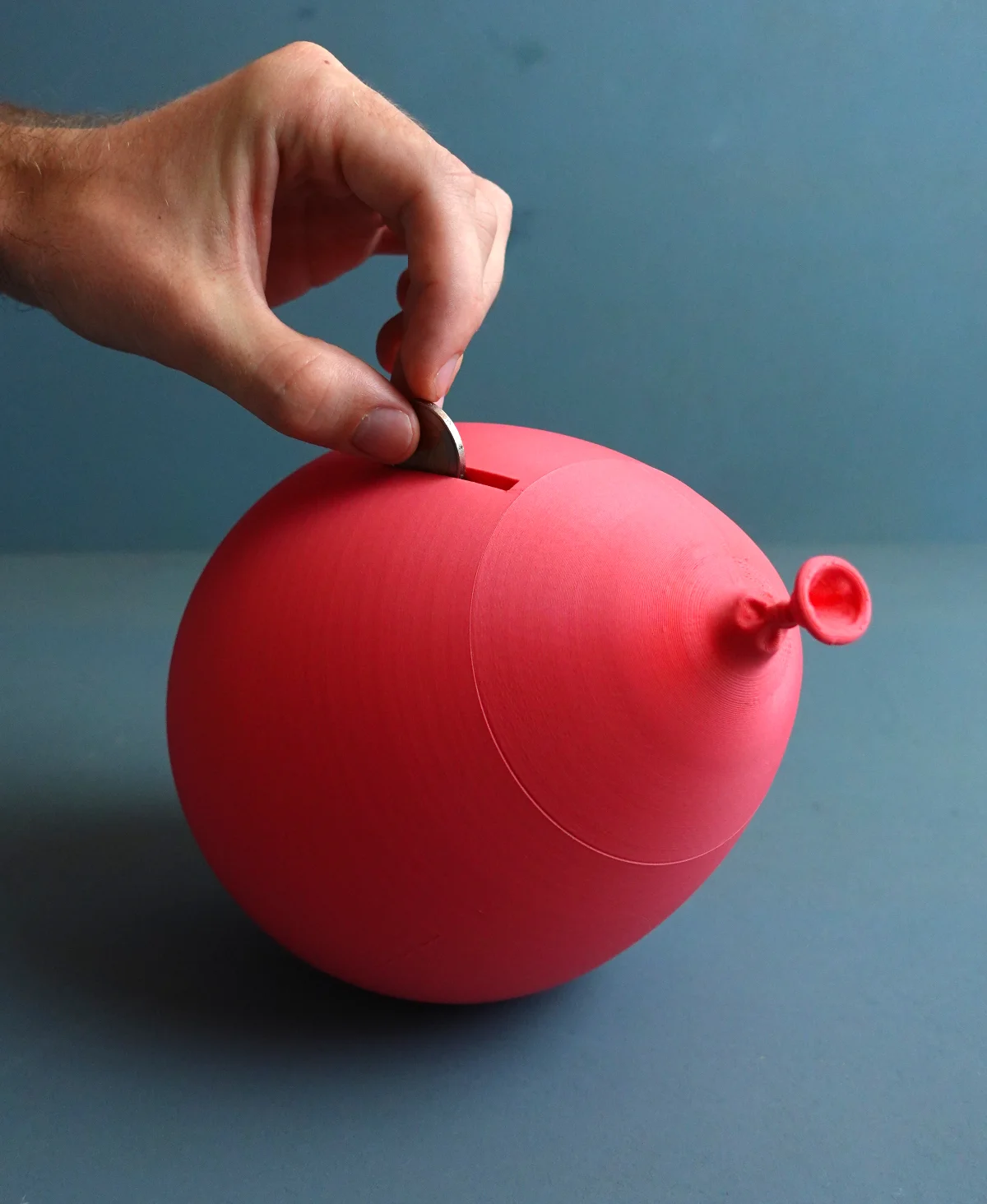Ballon piggy bank, self-balancing 3d model