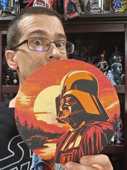 Star Wars (Inspired) "Sith Sunset to Sunrise" HueForge Darth Vader 3d model