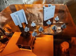 Pegboard Mounting Bracket for AC Infinity CLOUDLAB 642 Grow Tent 3d model